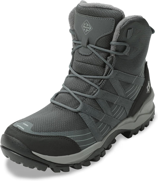 Women'S Waterproof Hiking Boots Non-Slip Work Boots Comfortable Outdoor Ankle Boots Arch Support